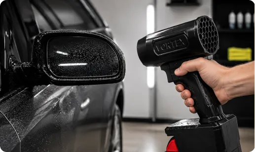 Dry the car